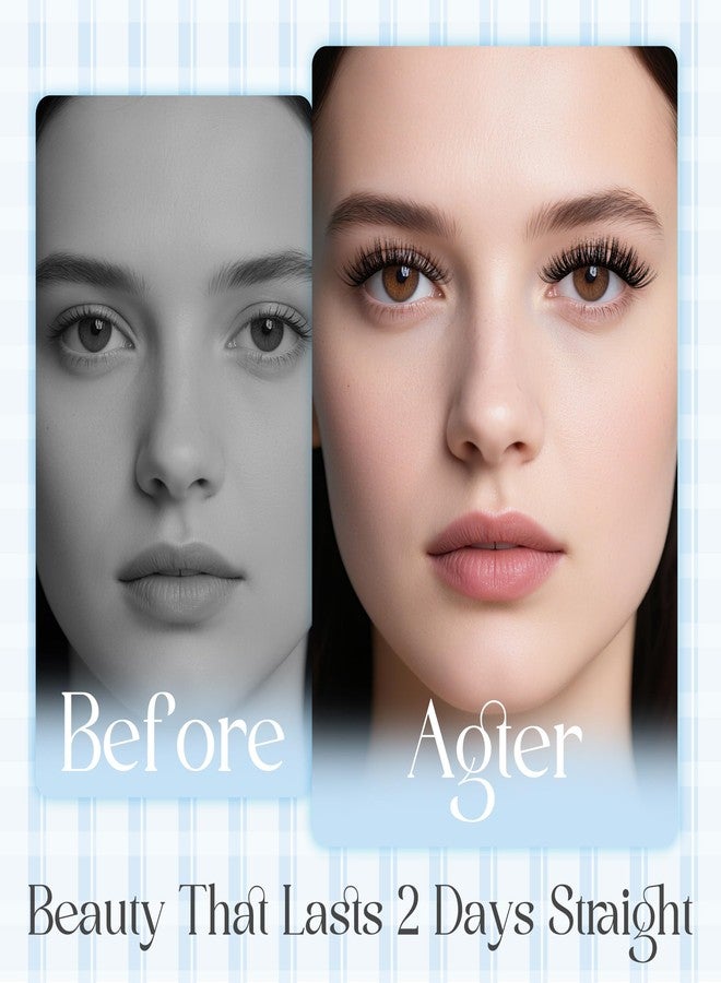 CALAILIS Lash Cluster Glue, Lash Glue for Eyelash Clusters - Waterproof Smudge-Proof Eyelash Cluster Bond, Super Strong Hold 48H Long Lasting, Suitable for Sensitive Eyes - Image 3